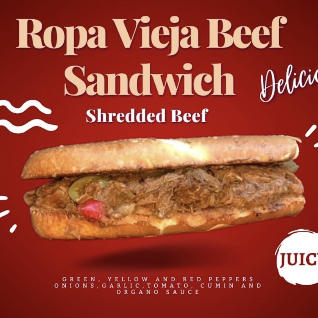 Beef Sandwich/Ropa Vieja Sandwich